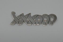 Mexican TS 01 Silver XO Love Kisses Brooch Pin - £23.48 GBP