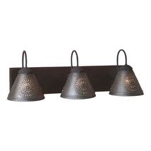 Crestwood Wood Vanity Light in Black - 3 Light image 2