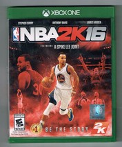 NBA 2K16 Stephen Curry Xbox One video Game Disc &amp; Case - £11.47 GBP