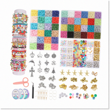 Create Lasting Bonds with the Ultimate Friendship Bracelet Kit - 10800+ Pcs Poly - $65.33