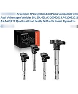 4PCS Ignition Coil Packs Compatible with Audi &amp; Volkswagen Vehicles - 1.... - $54.60 CAD