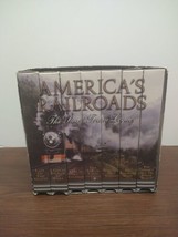 VHS Vintage The Steam Train Legacy 7 VHS Tapes America&#39;s Railroads 1995 - £15.17 GBP