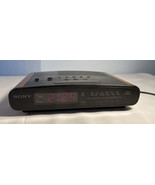 Sony Dream Machine Vintage Wood Grain Alarm Clock AM FM Radio ICF-C420 T... - £15.37 GBP