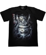 Brave T-Shirt Glow In The Dark Shogun Samurai Kabuki Warrior Black Tees - £23.97 GBP+