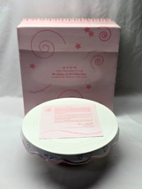 AVON Celebration Pedestal Cake Plate 2005 PRESIDENT&#39;S CLUB - NEW In The Box - $22.55
