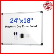 Versatile Magnetic Wall-Mounted Whiteboard Kit 24&quot; x 18&quot; for Organized S... - $800.65 MXN