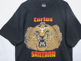 Vintage Carlos Santana 2000 Tour w Everlast on Harley T Shirt Men&#39;s Size XL Rare - £103.87 GBP