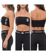 NWT Kappa x Shadow Hill Samer Bandeau Tube Top Black White XL - €17,51 EUR