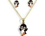 N animal dog fawn yellow duck penguin golden necklace earrings fashion jewelry set thumb155 crop