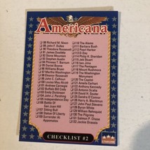 Checklist Americana Trading Card Starline #249 - £1.47 GBP