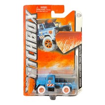 Matchbox 2011 MBX Arctic Blue Highway Maintenance Truck With Plow Truck Die Cast - £10.33 GBP