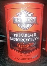 Harley Davidson Premium II Motorcycle Oil Can 1 Quart Unopened - £44.73 GBP