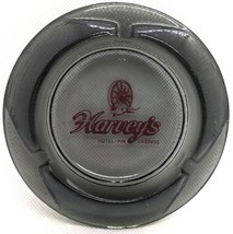Hotel Harvey&#39;s Inn Casinos ~ vintage brown glass ashtray - $9.90