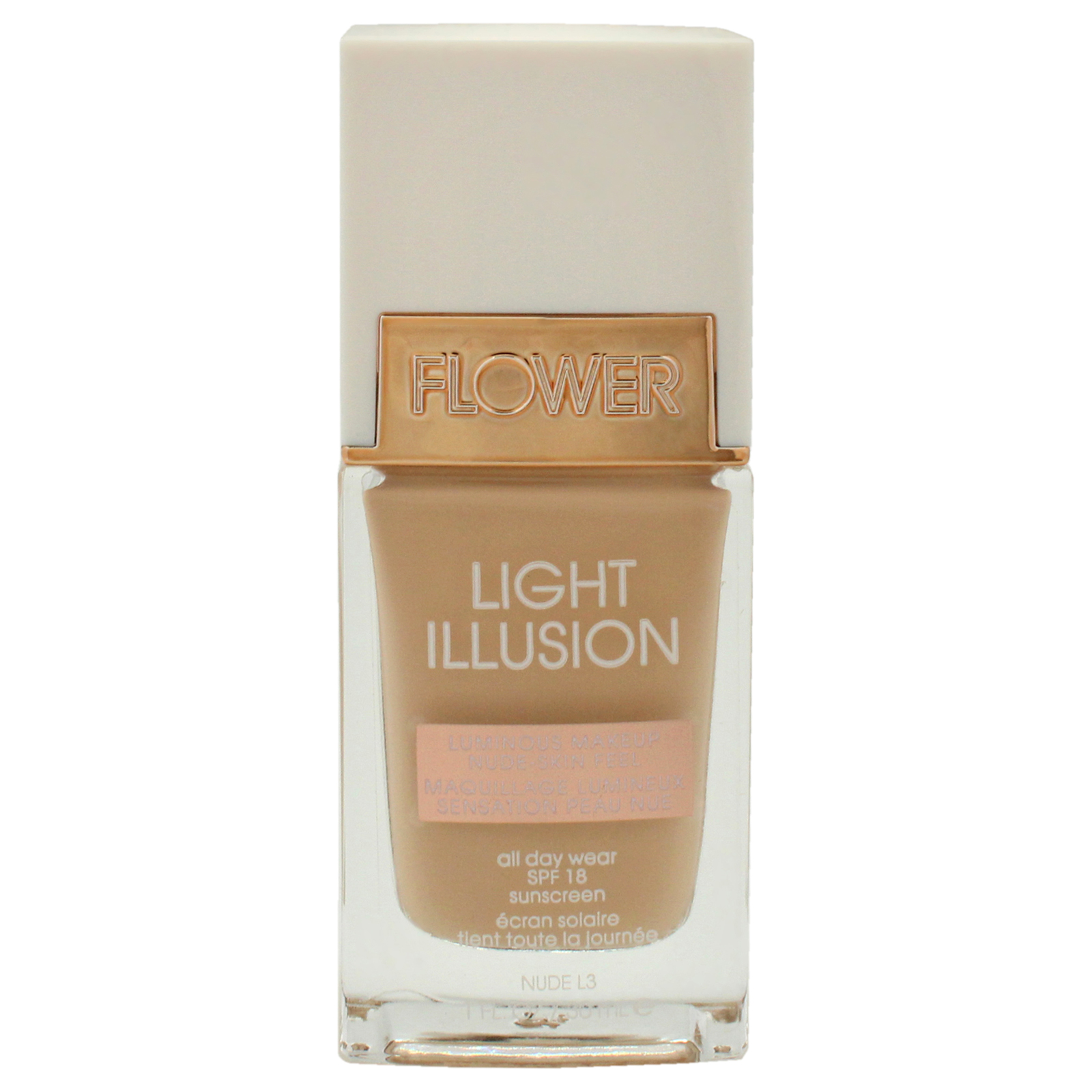 Light Illusion Foundation SPF 18 - L3 Nude by Flower Beauty  - $10.66