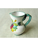 Small Vintage Hand Thrown, Hand Painted, Rustic Floral Design Signed Pot... - $421.38 MXN