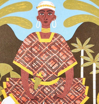 Yaa Asantewaa Art Postcard Ghana Warrior Queen 2018 Pioneer Unposted F3H - $19.99