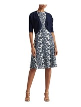 Ralph Lauren Womens Small Navy Blue Cropped Open Front Cardigan Sweater ... - £33.87 GBP