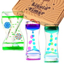 Liquid Timer - Sensory Toy For Relaxation, Liquid Motion Bubbler Timer W... - £23.56 GBP
