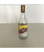 Empty Cachaca 51 alcohol bottle bar man cave decor craft supplies  - $27.06 CAD
