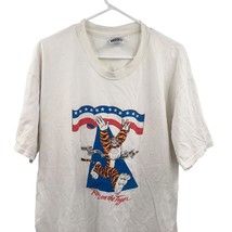 VTG Exxon Rely on the Tiger Walk America 1998 White T Shirt Size XL - £155.80 GBP