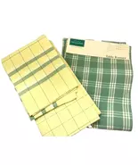 Villeroy &amp; Boch Chateau Plaid Green Yellow 60x138 Tablecloth and Table R... - $125.00