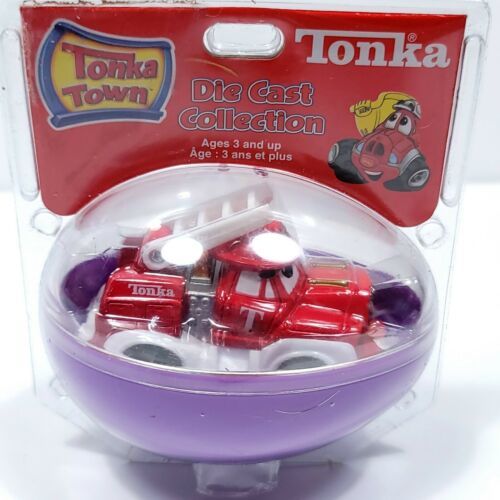 Tonka Town Lil Chuck Easter Egg Die Cast Maisto Hasbro 2002 15312 RARE RED - $27.71