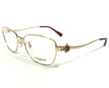 Coach Eyeglasses Frames HC 5086 9297 Shiny Gold Cat Eye Flower Arms 52-1... - $93.42
