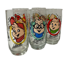 The Chipmunks Drinking Glasses Vintage 1985 Alvin Simon Theodore Lot Of ... - $24.92