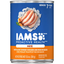 IAMS Proactive Health Paté Senior Wet Dog Food Chicken &amp; Rice 12.3oz. (Case of 1 - £47.27 GBP
