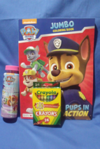  Paw Patrol Coloring Book Crayola Crayons &amp; Paw Patrol Bubbles New Toys - $9.00