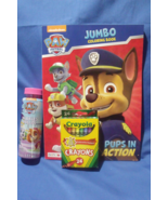  Paw Patrol Coloring Book Crayola Crayons &amp; Paw Patrol Bubbles New Toys - £7.16 GBP