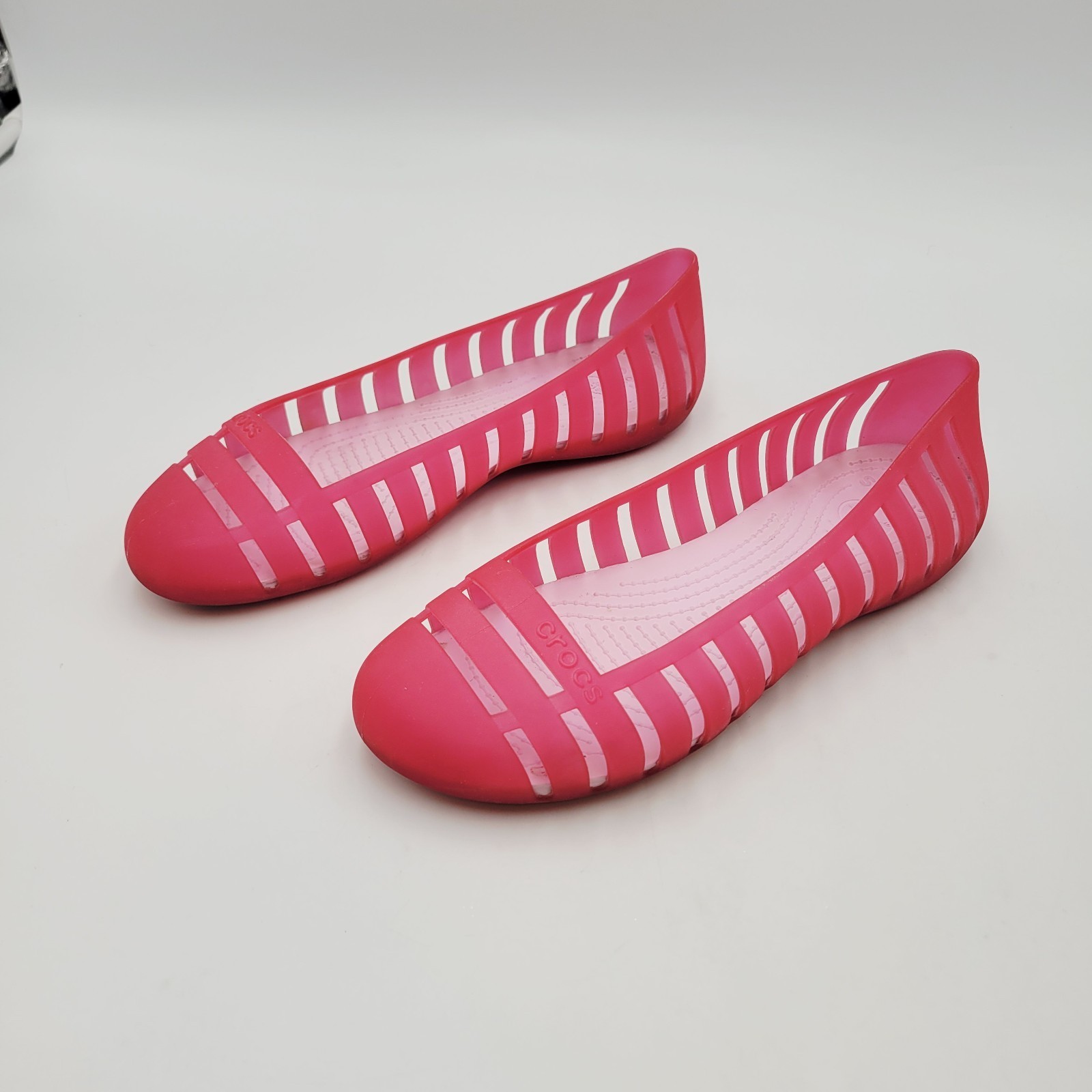 Crocs Adrina II Closed Toe Slip On Jelly Flats Women’s Size 8 Ballet Shoes Pink Item image 5