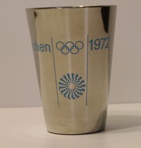 1972 Olympic Games Munich Glass Tin with Official Logo No2 VERY RARE 1116!!! - £43.52 GBP