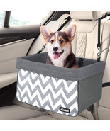 GOOPAWS Dog Booster Seats for Cars, Portable Dog Car Seat Travel Carrier with Se - $39.99