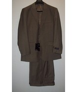 Martin Gordon Men&#39;s 2-button Suit khaki  sz 42 pants 36 NEW - $79.75 CAD