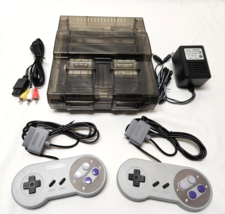 Super Nintendo Entertainment System Translucent SMOKE GRAY SNES Console ... - £191.30 GBP