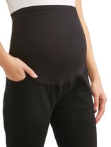 Skinny Maternity Black Jeans 5 Pocket and Full Comfort Waist Band Woman Sz M - £7.03 GBP