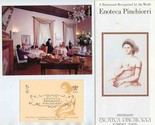 Enoteca Pinchiorri Restaurant Brochure Postcard Business Card Florence I... - £22.22 GBP