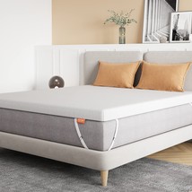 Sweetnight 4 Inch King Mattress Topper, High Density Memory Foam, King Size - £176.55 GBP