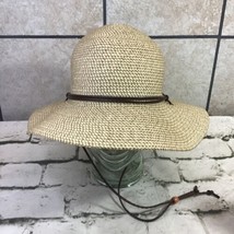 Solar Escape Bucket Hat Womens OS Straw Blend Wide Floppy Sun Protection... - £15.45 GBP
