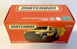 New Mattel HFV35 Matchbox Power Grabs Mbx Garbage Scout 24/100 Die-Cast Vehicle - £6.00 GBP