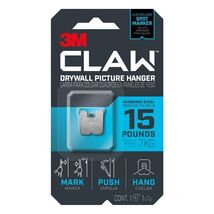 3M Claw Silver Drywall Picture Hanger 15 lb - $7.95