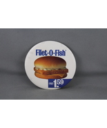Vintage McDonalds Pin - Filet-o-Fist - 1.59 - Celluloid Pin  - $15.00