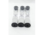 Lot Of (3) 30 1 Minute Black Board Game Sand Timer - £25.69 GBP