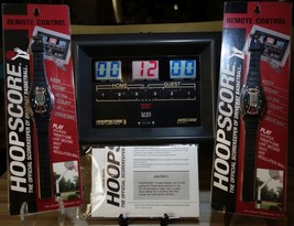 1992 HoopScore Driveway Basketball Electronic Scoreboard JH1000 + 2 Watches - $39.99