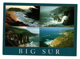 Big Sur Vintage Postcard By Impact Featuring Coastal Views Vacation Roadside - £7.33 GBP