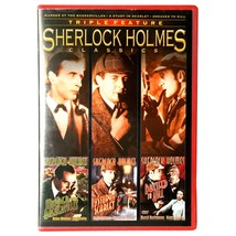 Sherlock Holmes Triple Feature (DVD, 1933)  Basil Rathbone   Arthur Wontner - £5.40 GBP