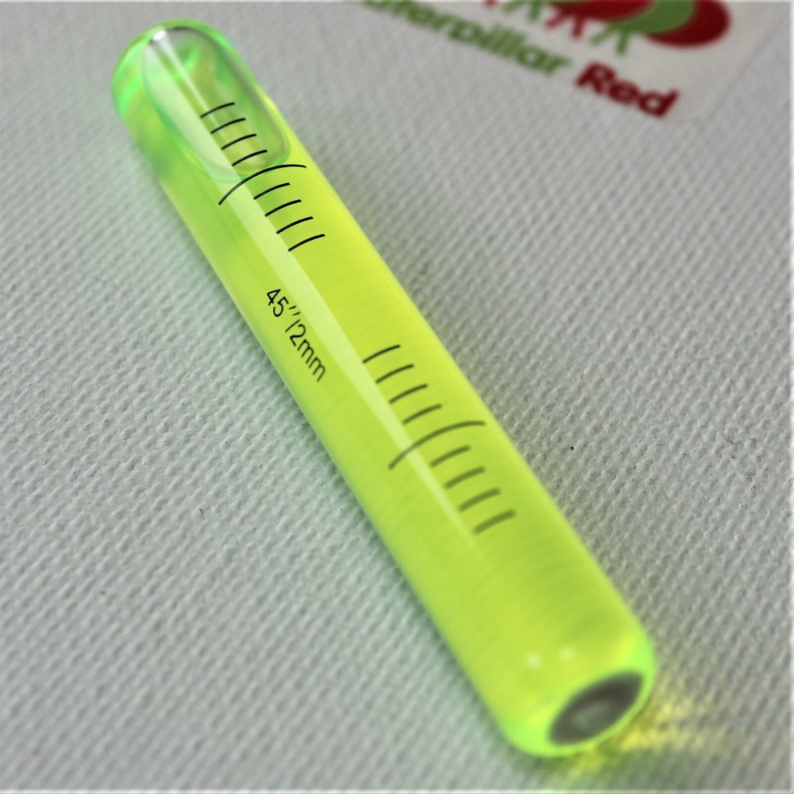  Glass Vial, Spirit Bubble Level, no nib 70mm - $15.95