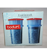 Bodum 2 Water Filter Cartridges Red No. 1342 C Jorgensen Denmark Switzer... - £28.67 GBP