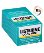 Full Box 12x Packs Listerine Cool Mint Pocketpaks Breath Strips | 24 Per... - $39.14